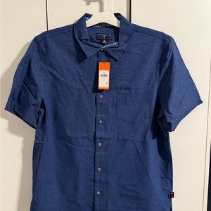 Margaritaville Navy Casual Button Down Shirt